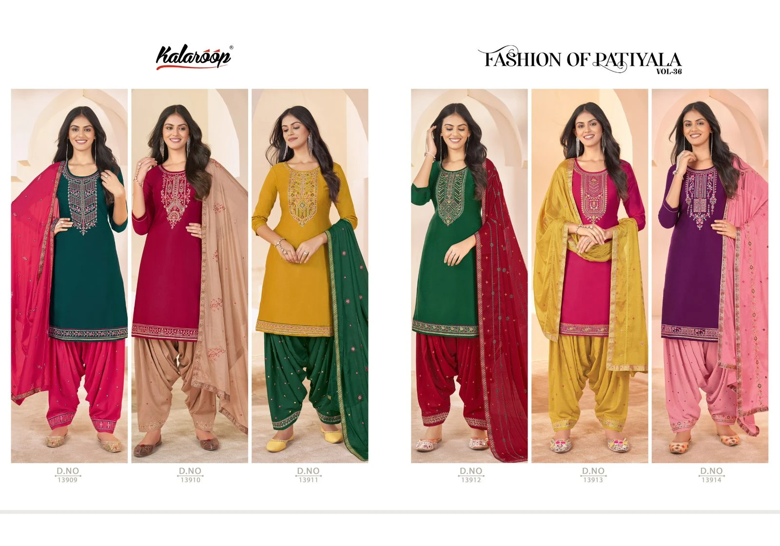 Kalaroop Fashion Of Patiala Vol 36 Jam Silk Wholesale Readymade Salwar Suit Catalog — Wholesale Salwar Suits, MPA wholesale from Surat — view 7